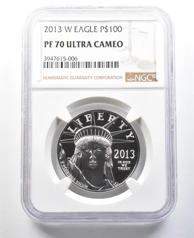 2013-W $100 American Platinum Eagle 1 Oz Platinum PF70 UCAM NGC