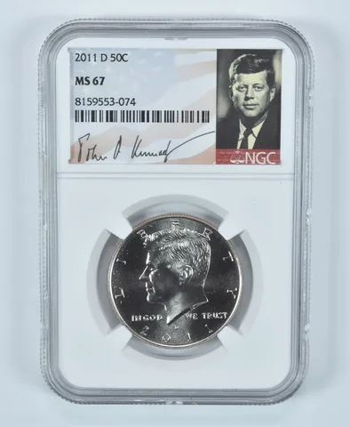 2011-D Kennedy Half Dollar MS67 NGC Special Label