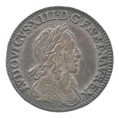1642 A France 10 Sols Louis XIII *6460