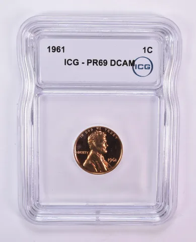1961 Lincoln Memorial Cent PR69 DCAM ICG