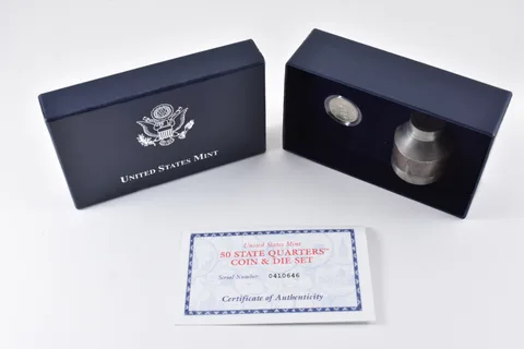 2000-P Washington State Quarter Virginia Coin & Die Set *0784