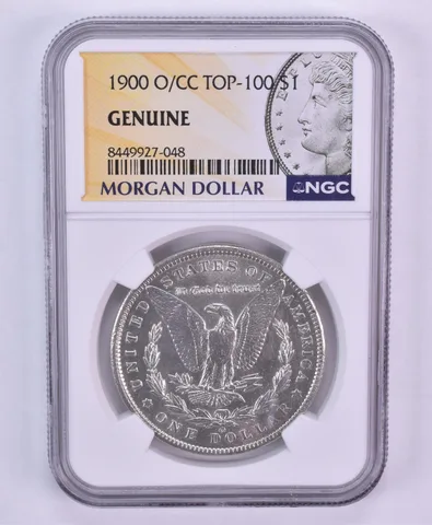 1900-O/CC TOP-100 Morgan Silver Dollar Genuine NGC *2307