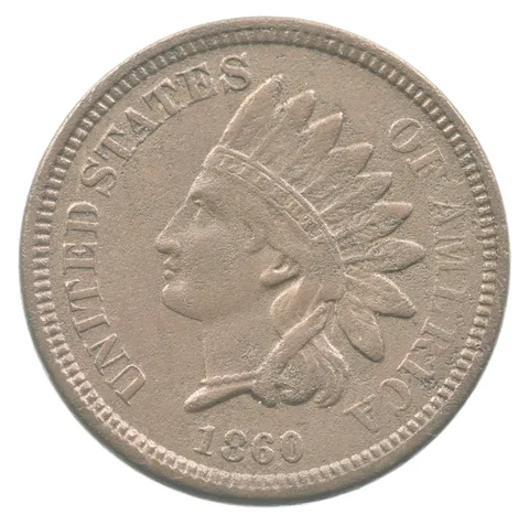 1860 Indian Head Cent *7320