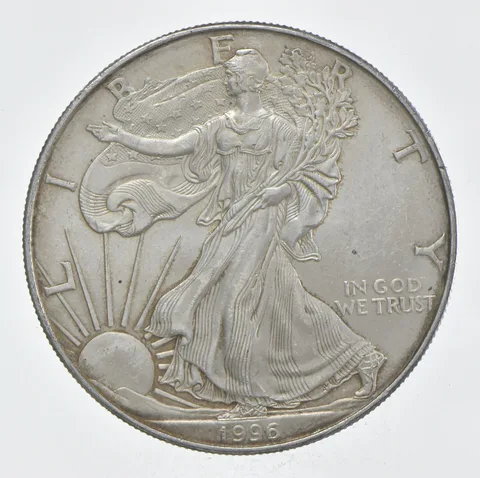 Rarest 1996 American Silver Eagle - Key Date - Rare LOW MINTAGE *359