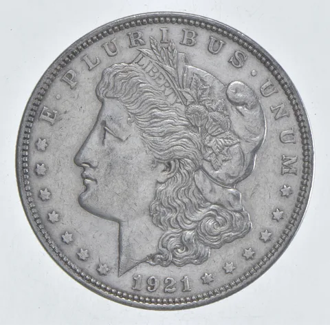 1921 Morgan Silver Dollar - Last Year Issue 90% $1 Bullion *503