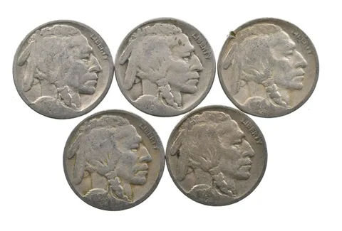 BETTER Lot 1927-D 1929-S 1928-S 1928-S 1928-S Buffalo Nickel Collection *181