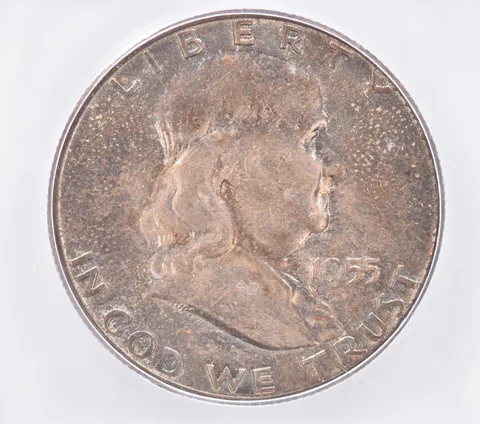 1955 Franklin Half Dollar MS66 ICG Beautiful Tone *2545