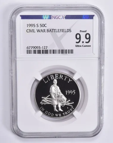 1995-S Civil War Commemorative Half Dollar Proof 9.9 UCAM NGC X NGCX