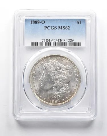 MS62 1888-O Morgan Silver Dollar PCGS VAM 1B Scarface a0265