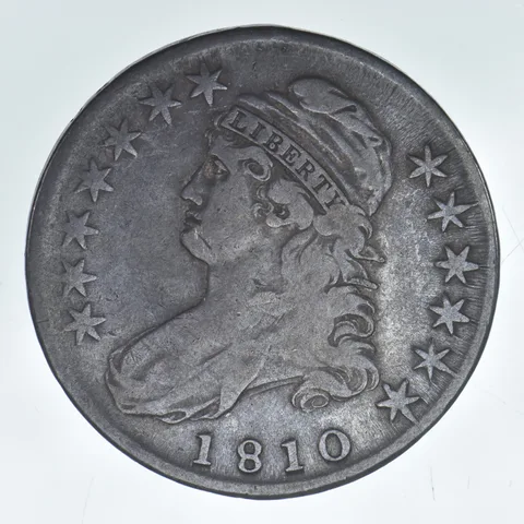 1810 Capped Bust Half Dollar Beautiful Tone *8047