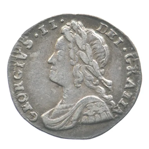 1732 Great Britain Silver Penny George II *6442