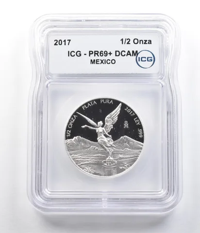 2017 Mo Mexico 1/2 Onza Silver Libertad PR69+ DCAM ICG *7331