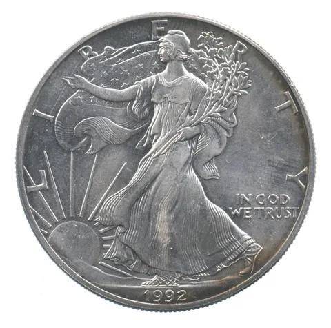 Better Date 1992 American Silver Eagle 1 Troy Oz .999 Fine Silver *595