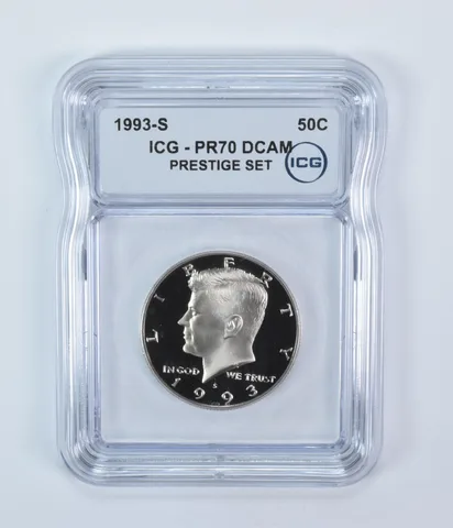 1993-S Kennedy Half Dollar Prestige Set PR70 DCAM ICG