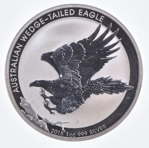 Better Date 2015 Australia $1 1 Oz. Silver Wedge-Tailed Eagle World Coin *736