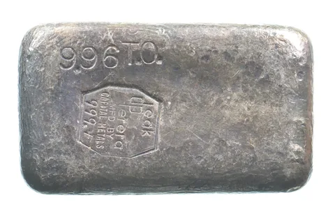 9.96 Troy Oz Silver Bar Deak Perera Vintage Poured Capital Metals 10 *5551