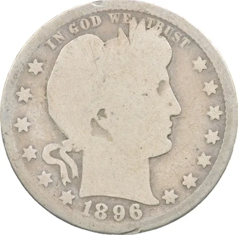 1896-O Barber Quarter *3449