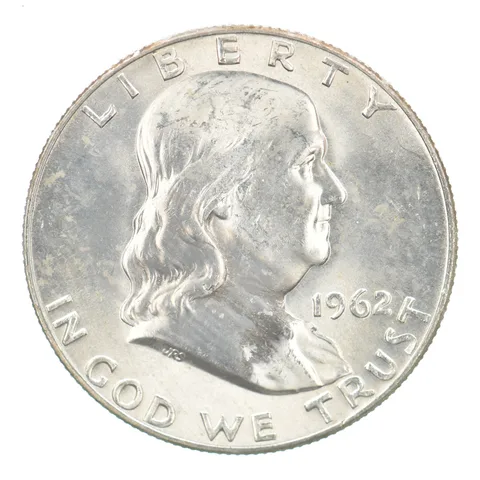 1962-D Franklin Half Dollar Beautiful Tone Reverse *2816