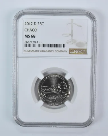 2012-D Washington Quarter ATB Chaco MS68 NGC