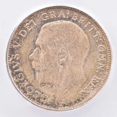 1919 Great Britain 6 Pence KM#815 MS63 ICG Beautiful Tone *1943