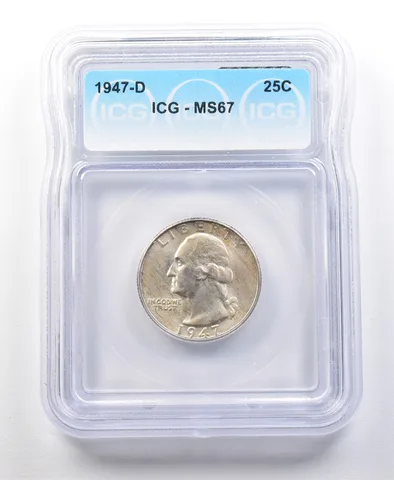 1947-D Washington Quarter MS67 ICG *0060