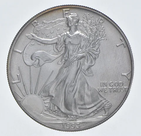 Better Date 1993 American Silver Eagle 1 Troy Oz .999 Fine Silver *352