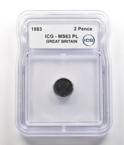1883 Great Britain 2 Pence MS63 PL ICG *6767