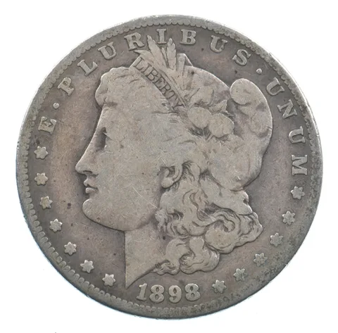 Early - 1898-S Morgan Silver Dollar - 90% US Coin *731