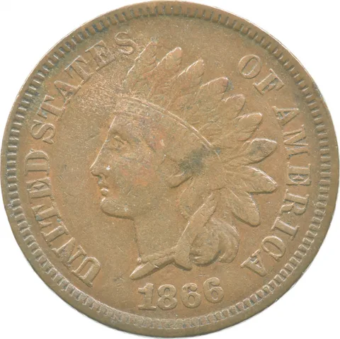 1866 Indian Head Cent a8982