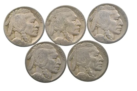 BETTER Lot 1927-S Worn Date 1928-S 1929-S 1927-D Buffalo Nickel Collection *145