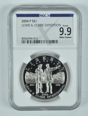 2004-P Lewis & Clark Commemorative Silver Dollar Proof 9.9 UCAM NGC X NGCX