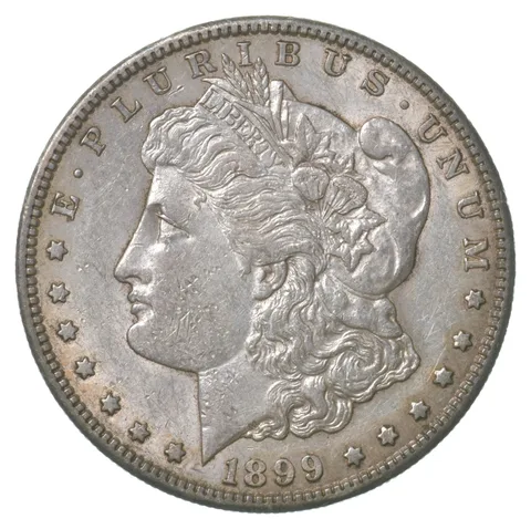 1899-S Morgan Silver Dollar a6683