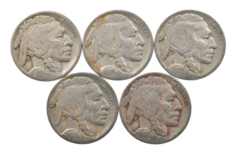 BETTER Lot 1927-S Worn Date 1929-S 1928-S 1929-D Buffalo Nickel Collection *116