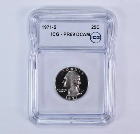 1971-S Washington Quarter PR69 DCAM ICG