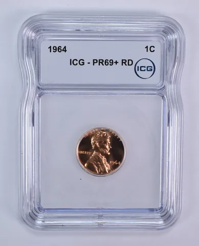 1964 Lincoln Memorial Cent PR69+ RD ICG