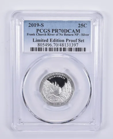 2019-S Quarter Silver River Of No Return Limited Edition Set PR70 PCGS