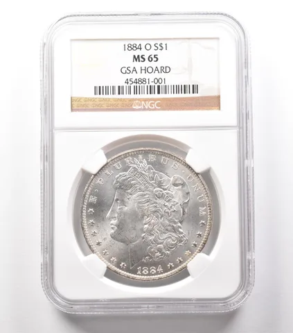 1884-O Morgan Silver Dollar GSA Hoard MS65 NGC *2451