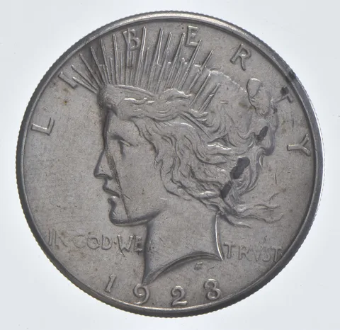 Better - 1923-S Peace Silver Dollar - 90% US Coin *653