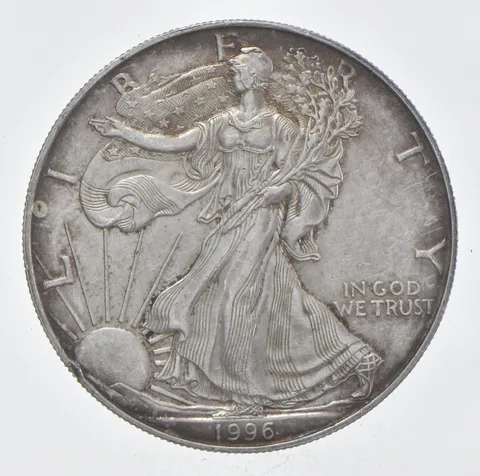 Rarest 1996 American Silver Eagle - Key Date - Rare LOW MINTAGE *341