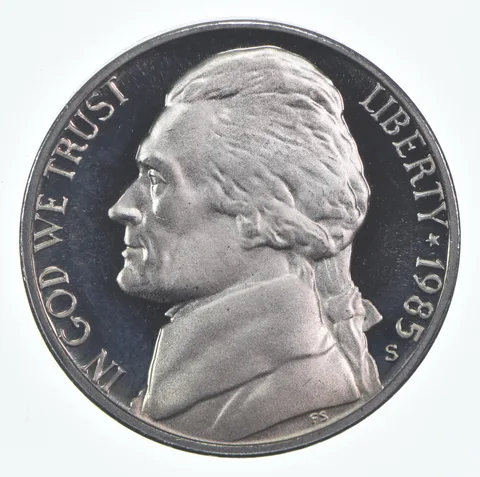 1985-S Jefferson Nickel Proof