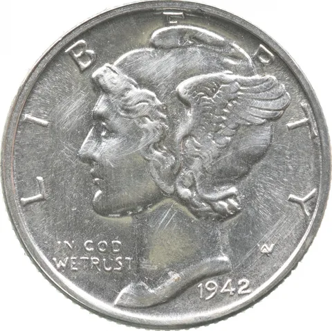 1942 Mercury Dime PROOF a4340