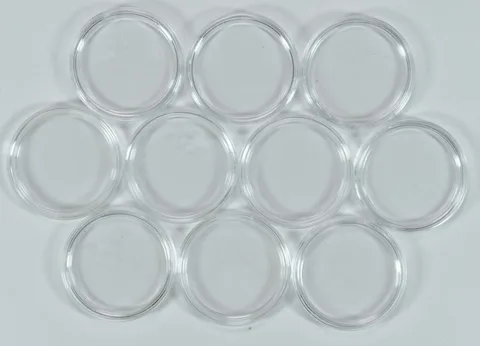 Lot (10) US Mint American Silver Eagle Proof Coin Capsules Fits 1986-2024