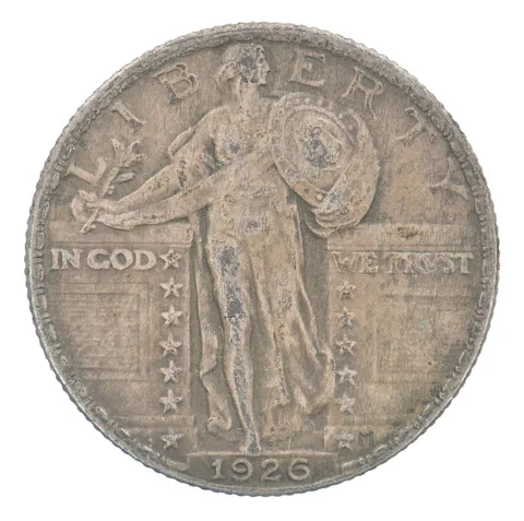 1926 Standing Liberty Quarter Beautiful Tone *9744
