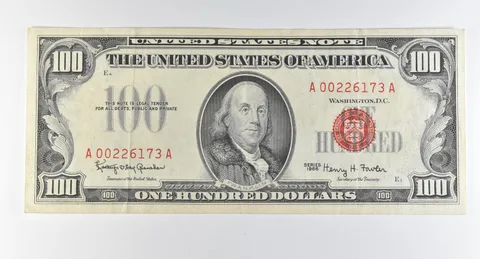 1966 $100 United States Note Red Seal *0295