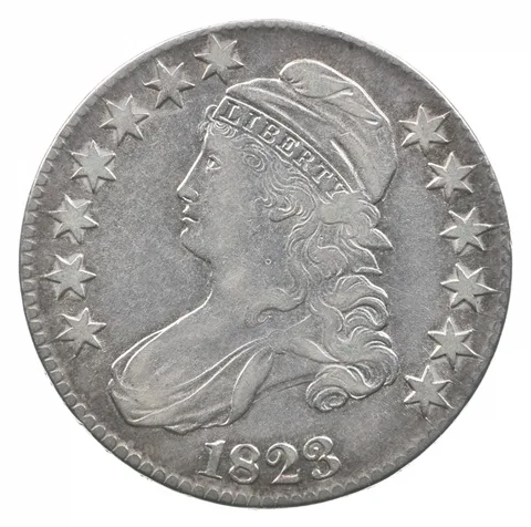 1823 Capped Bust Half Dollar O 103 54 *8913