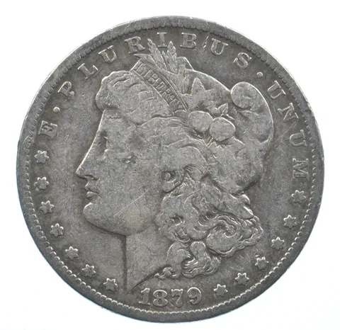 Early - 1879-S Morgan Silver Dollar - 90% US Coin *974