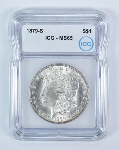 1879-S Morgan Silver Dollar MS65 ICG