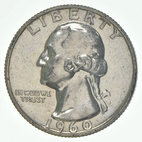 1960 Proof Washington Quarter 90% Silver