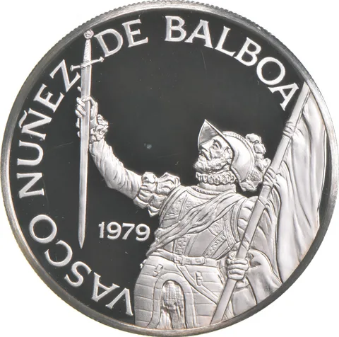 1979 Panama 20 Balboas Proof - 925 Sterling Silver - 129.59 Grams