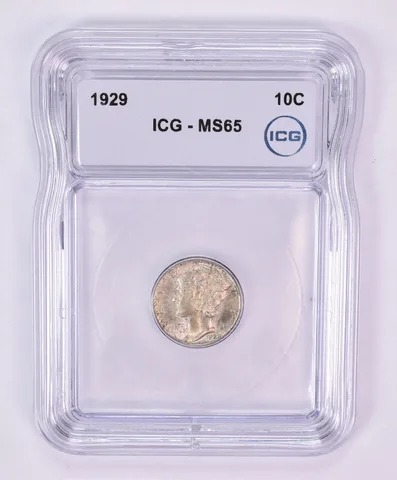 1929 Mercury Dime MS65 ICG Beautiful Tone a1201